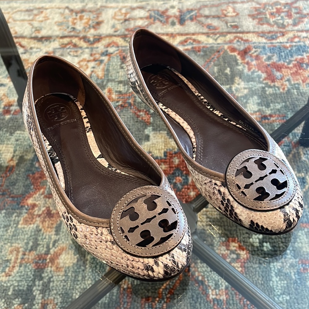 Tory Burch Louisa Python Flats - image 2